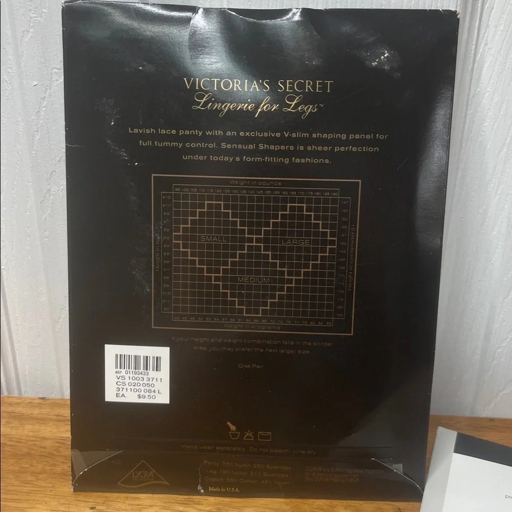 Navy Blue Pantyhose Victoria’s Secret Evan Picone Size Large